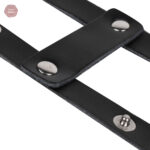 Harnais ajustable pour pénis et testicules en cuir