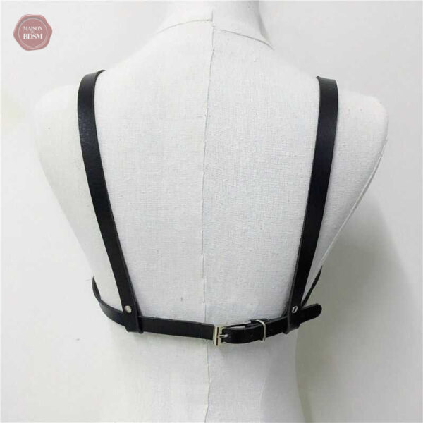 Harnais femme, cuir robuste et confortable