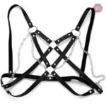 Harnais BDSM en cuir, accessoire audacieux pour femmes