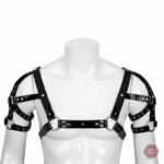 Harnais BDSM Épaules en cuir ajustable