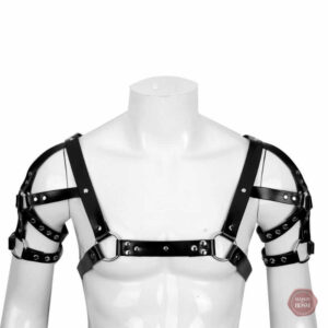 Harnais BDSM Épaules en cuir ajustable
