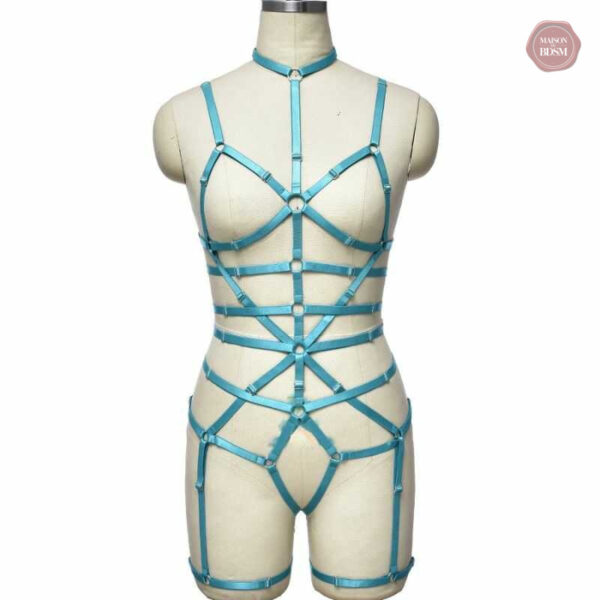 Détails raffinés du harnais lingerie sexy pour femme