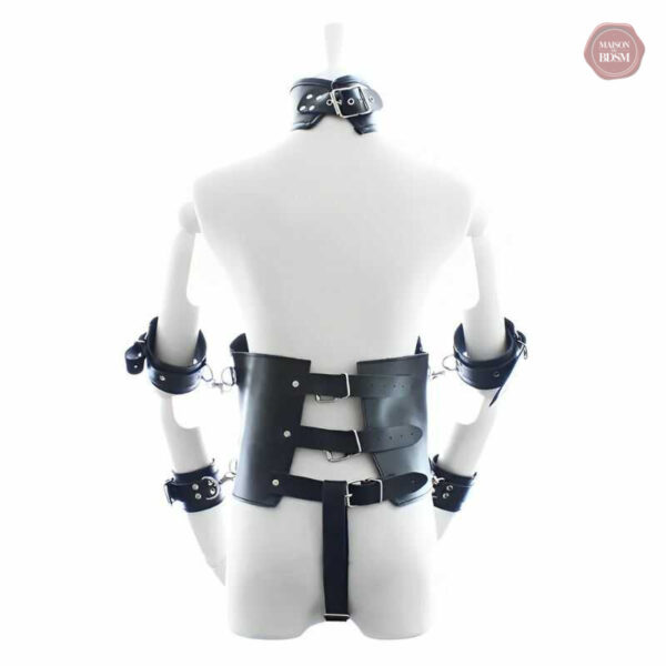 Accessoire de bondage avec menottes intégrées
