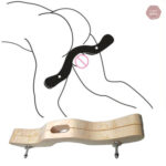 Humbler en bois pour testicules, accessoire BDSM