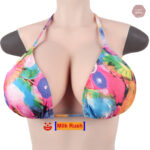 Ivoire Demi Corps Faux seins G Cup pour travestis
