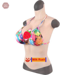 Faux seins ivoire G Cup pour une silhouette féminine