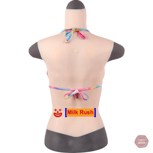 Demi corps avec faux seins G Cup, design adapté MTF