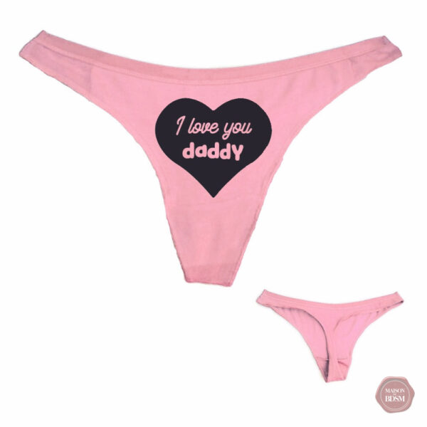 Vêtement travesti avec message affectueux pour papa