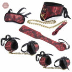 Kit BDSM flanelle pour des jeux de domination