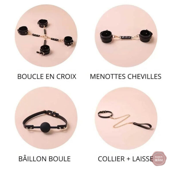 Accessoires raffinés pour des jeux érotiques variés
