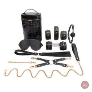 Kit BDSM Premium Noir pour des jeux de soumission raffinés