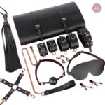 Accessoires de jeux de rôle BDSM dans un format voyage