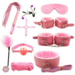 Ensemble complet de 10 pièces pour le plaisir BDSM