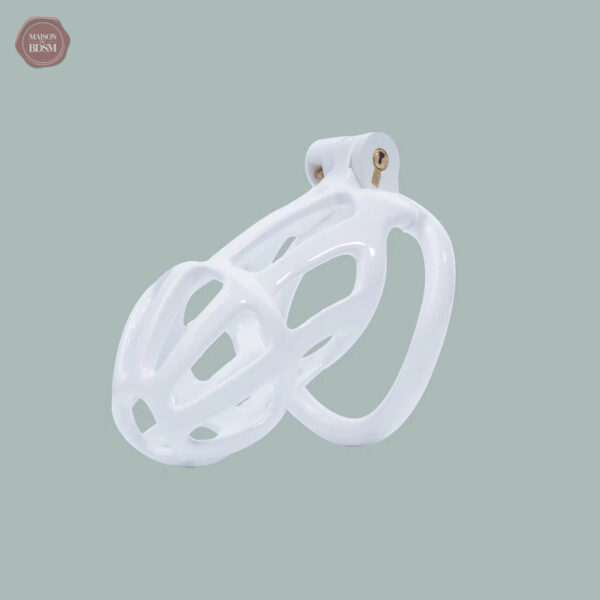 Cage de chasteté ajustable, modèle Cobra à rayures