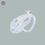 Cage de chasteté Cobra, style rayé, longueur personnalisable