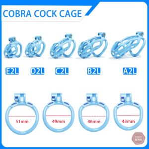 Cage de chasteté Cobra 4,5 à 10,5 cm