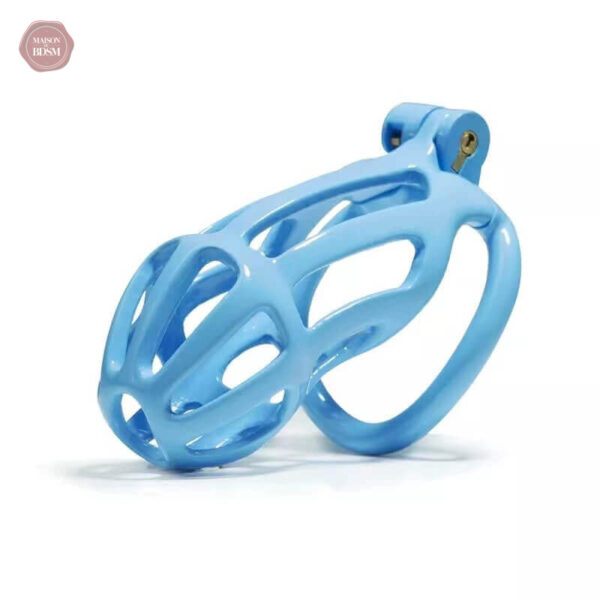 Cage de chasteté design Cobra rayée