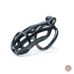 Kit Cobra de chasteté, rayures noires, ajustement facile