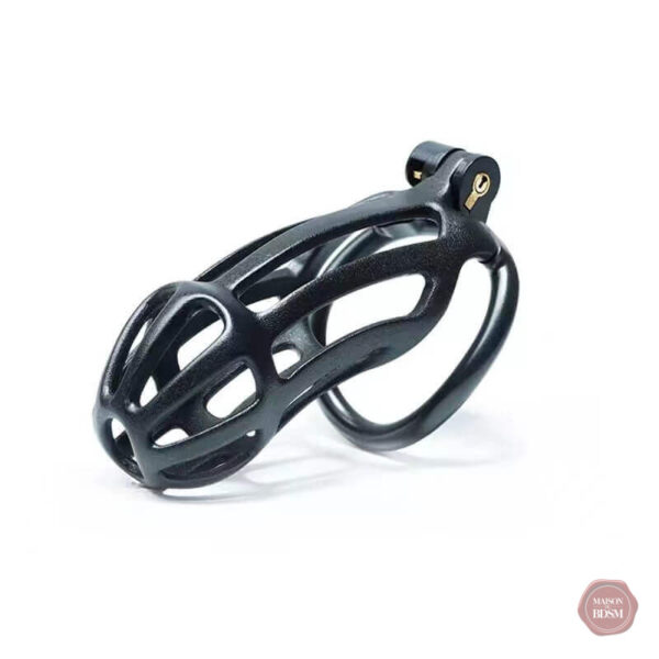 Kit Cobra de chasteté, rayures noires, ajustement facile