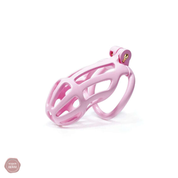 Kit de cage de chasteté, Cobra et rayures roses