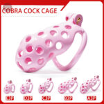 Kit de cage de chasteté Cobra Pink Hole