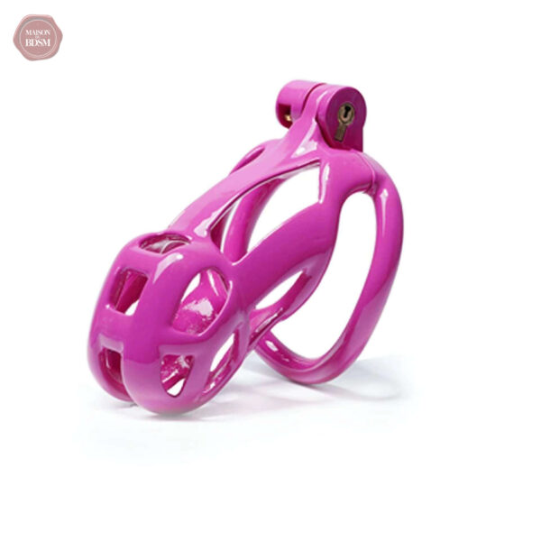 Cage Cobra en violet, idéale pour le contrôle de la chasteté