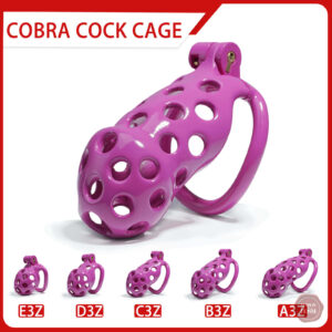 Kit de cage de chasteté Purple Hole Cobra