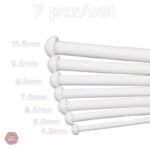 Sonde urétrale en kit avec tête de champignon blanc