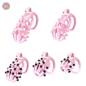 Kits de chasteté Cobra à rayures roses