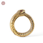 Design serpent avec anneau de tige