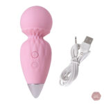 Masseur compact avec vibrations pour un plaisir ciblé