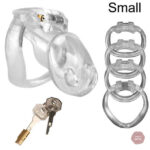 Cage de chasteté homme, finition résine