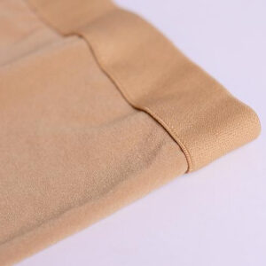 Legging velours blanc grande taille fin
