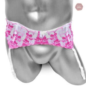 LunaSissy porte-jarretelles, style Sissy raffiné et délicat