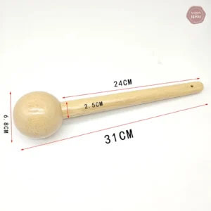 Maillet de massage en bois, design circulaire unique