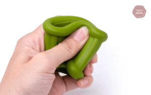 Accessoire de stretching scrotal en silicone doux