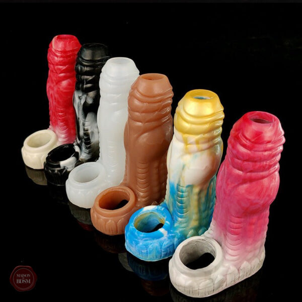 Gaine pénis ouverte pour stimulation accrue