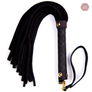 Martinet BDSM en cuir pour jeux de domination et soumission