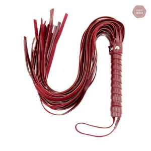 Martinet BDSM Bordeaux élégant en cuir
