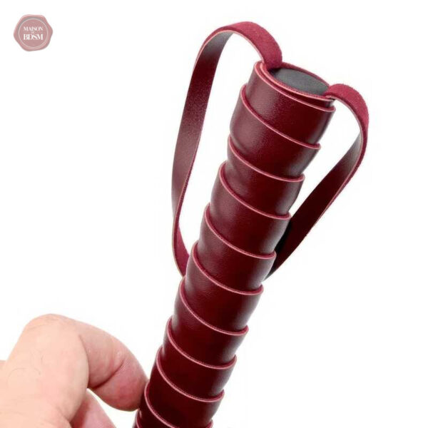 Équipement de plaisir BDSM en teinte bordeaux