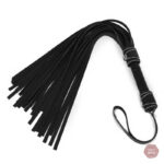 Martinet BDSM noir classique en cuir
