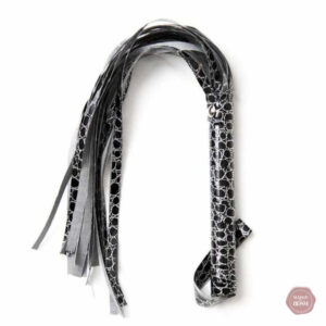 Martinet en simili cuir peau de serpent pour BDSM