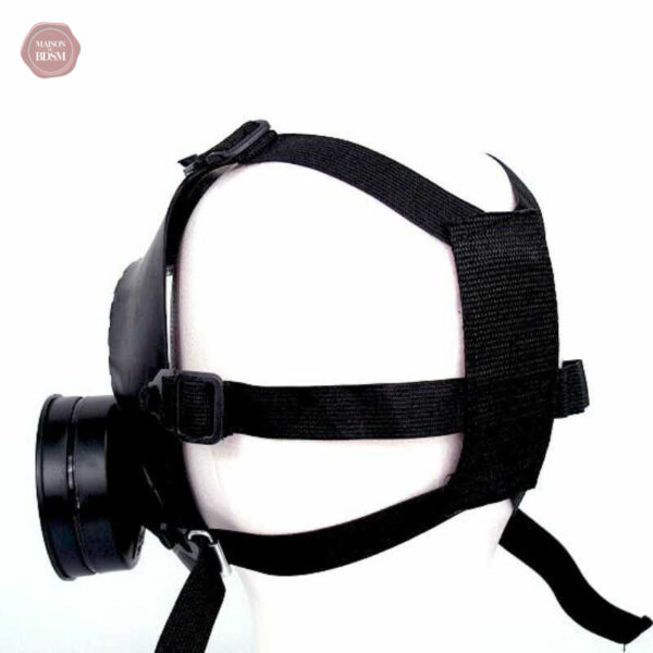 Masque de sécurité stylisé pour expériences BDSM