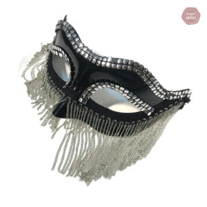 Masque BDSM discret, adapté aux jeux de rôle masqués