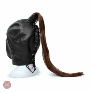 Masque en cuir BDSM pour des expériences sensorielles uniques