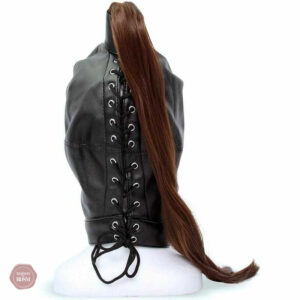 Élément de jeu BDSM, masque stylisé avec queue de cheval