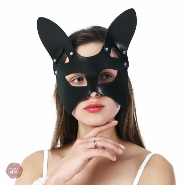 masque-catwoman-sexy-1 Masque Catwoman sexy en noir pour jeux BDSM