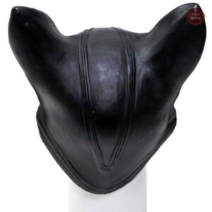 Masque de chat en latex, parfait pour les jeux de rôle érotiques