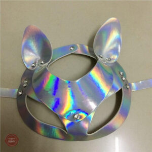 Masque holographique pour jeux BDSM
