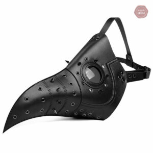 Masque en cuir inspiré du médecin de la peste